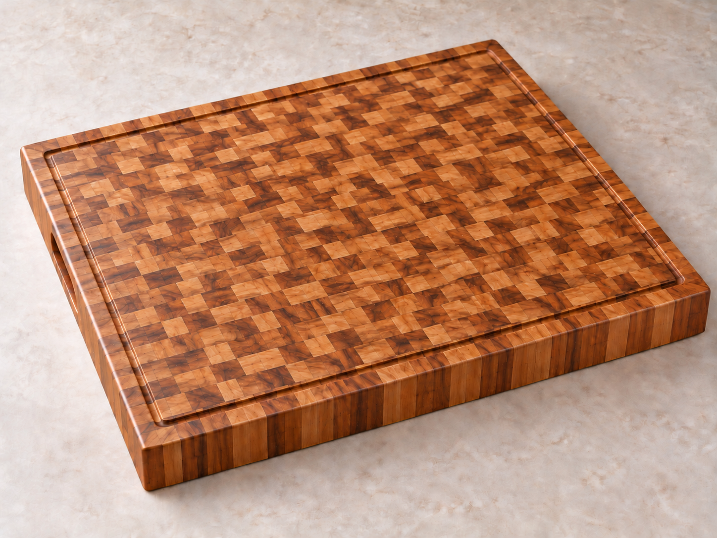 Tabla LEGADO GRAN CHEF de teca de testa, 38 × 50 × 4 cm